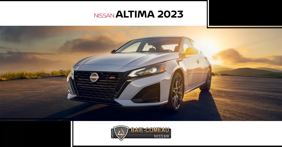 Nissan Altima 2023 : la berline redessinée