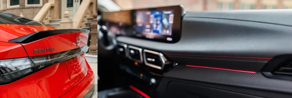 2026 Nissan Sentra dashboard with technologies